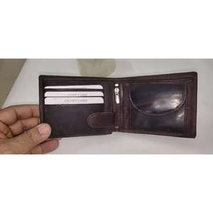 Portefeuille en cuir de veau résistant à l'eau pour hommes de marque personnalisée étoile à fermeture ouverte courte pour cartes de paiement-Cadeau de Saint-Valentin - Product Image 6