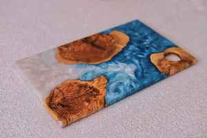 Tabla de Cortar de Madera de Resina de Primera Calidad para Cocina, con Madera de Acacia y Mango, con Grosor Equilibrado - Product Image 6