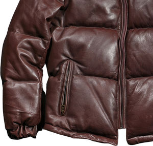 2025 chaqueta de diseño superior para hombre, chaqueta de cuero de café, chaqueta de motocicleta para hombre, ropa de calle de moda, motorista de alta calidad - Product Image 6