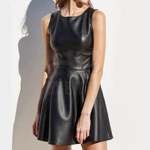 Robe en cuir pour femme de haute qualité, style décontracté, prix raisonnable, best-seller pour adulte - Product Image 2