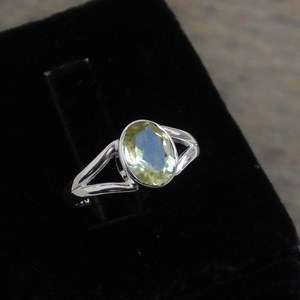 Nouveauté 925 argent Sterling plaqué naturel plaqué améthyste réglage 7x9mm bague à la main bijoux à la mode femmes bijoux - Product Image 5