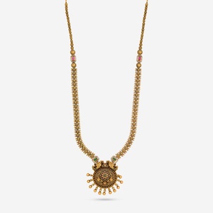 สร้อยคอโบราณสำหรับสะสมทางวัฒนธรรม 190701 เครื่องประดับวินเทจ - Product Image 1