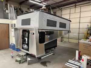 <b>Luxury</b> 6 Foot Aluminium Truck <b>Bed</b> Pop-Up Pickup Camper Expedition Slide-On for Vehicle for Home and <b>Camping</b> 6 Foot Aluminium - Product Image 4