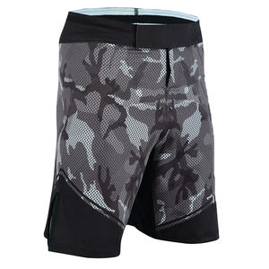Top Tendance Personnalisé Mesh Camo Imprimé MMA Shorts Tissu Respirant Matériau À Séchage Rapide Stretch Fit pour BJJ MMA Shorts en Vente - Product Image 4