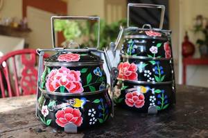 Hot Selling 4-Layer Stainless Steel Stackable <b>Tiffin</b> Bento Lunch <b>Box</b> Stainres Steel Food Storage Container for School - Product Image 6