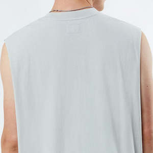 Camiseta sin Mangas Deportiva de Algodón de Alta Calidad con Logotipo Personalizado, Estilo Hip Hop, Transpirable, para Hombre, Verano, ZATA SPORTS 120g - Product Image 5