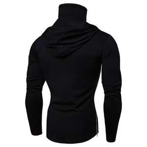 Vente en gros sweat à capuche avec logo personnalisé pour homme chemise à capuche de sport avec masque grand masque à manches longues à capuche unisexe - Product Image 6