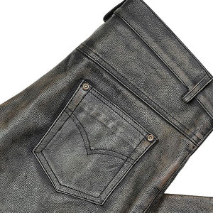 Pantalones de Cuero para Hombre, Estilo Nuevo 2026, Logotipo Personalizado, Corte Recto, Ligeros, Más Vendidos, Ropa Casual, Color Sólido, Precio al por Mayor - Product Image 5