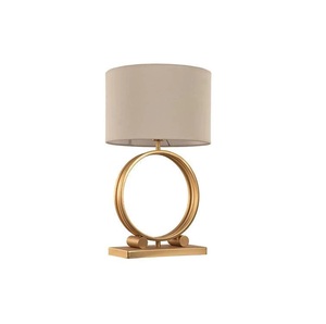 Fancy Bedside Gold Ring Rounded Base Table <b>Lamp</b> for Office Table Top Decorations 2022 Premium Quality Table <b>Lamp</b> for Sale - Product Image 4