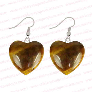 Pendientes de cristal con forma de corazón para niñas y mujeres - Product Image 5
