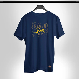 เสื้อยืดสำหรับผู้ชายเสื้อยืดพิมพ์ลายสกรีนผ้าฝ้ายสีพื้น - Product Image 4