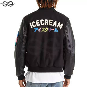 Veste universitaire Vintage Letterman College Baseball Bomber pour hommes patchwork de broderie patchs personnalisés veste pour hommes élégants - Product Image 2