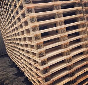 Durable EPAL Paletas de madera 4-Way Paletas de madera Precio al por mayor Alemania - Product Image 5