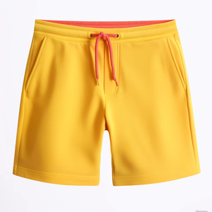 Diseñe su propio logotipo Pantalones cortos lavados con ácido 100% algodón Impresión personalizada Bordado Liso en blanco Ropa de hombre Pantalones cortos para la venta - Product Image 4