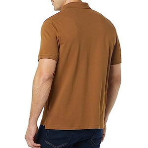 เสื้อโปโลสำหรับผู้ชายเสื้อกอล์ฟผ้าถักกันรอยยับแนวลำลองปักโลโก้ออกแบบได้ตามต้องการ - Product Image 4