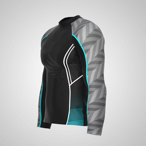 Hecho en Pakistán Hombres Rash Guard Oem Personalizado Tallas grandes Rash Guard Diferentes colores Hombres Rash Guard - Product Image 2