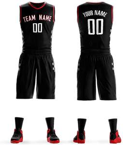 Nouveau design 2025 vêtements de sport Kit de basket-ball personnalisé équipe uniforme de basket-ball nouveauté uniforme de basket-ball - Product Image 4