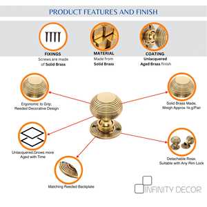 Boutons de porte en métal de conception tendance pour portes intérieures et extérieures Décor Articles de quincaillerie de meubles de luxe Boutons pour portes de bureau à domicile - Product Image 5