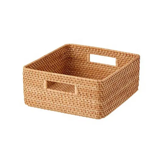 Hot Sale Rattan Aufbewahrung skorb Hand gewebte Wicker Home Storage & Organisation OEM Sonder größen Verschiedene Auswahl möglichkeiten aus Vietnam