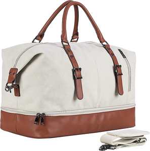 <b>Leather</b> <b>weekend</b> <b>bags</b> for <b>men</b> with smooth finish offering practical storage comfort and timeless travel style - Product Image 2