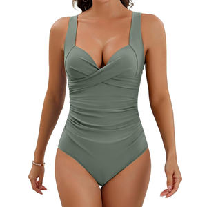 Trajes de baño de carreras de secado rápido de Pakistán Traje de baño de una pieza para mujer hecho a medida de alta calidad Cómodo transpirable - Product Image 1