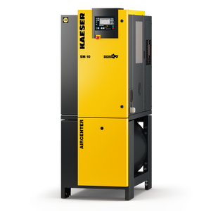 Compresseur à vis rotatif Aircenter 22SFC à vitesse variable avec sécheur intégré, système d'air industriel en alliage d'aluminium, alimentation gaz/électricité - Product Image 3