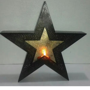 เชิงเทียนแบบชนบทสำหรับตกแต่งโต๊ะในบ้านในวันหยุดเทศกาล - Product Image 1