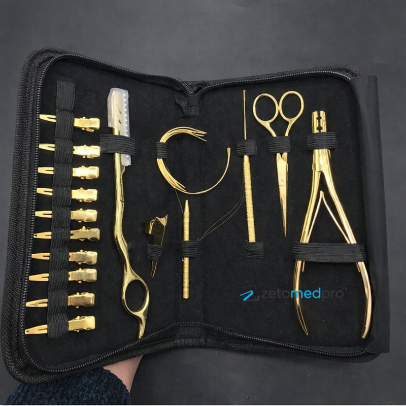 Gold Plated Professional Hair Extension Tool