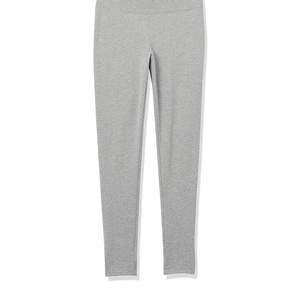 Meilleure vente 100% coton Gym Workout Leggings pour femmes haute qualité taille moyenne Fitness pantalon solide motif adulte Yoga Leggings - Product Image 6