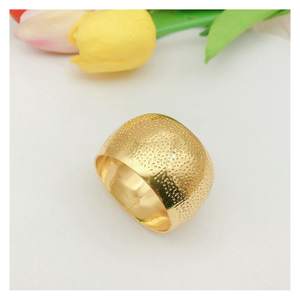 แหวนรองผ้าเช็ดปากทองแดงสีทอง ดีไซน์วินเทจ คุณภาพมาตรฐาน แหวนรองผ้าเช็ดปากทองเหลืองสำหรับโรงแรม งานวันเกิด ตกแต่งโต๊ะ - Product Image 6