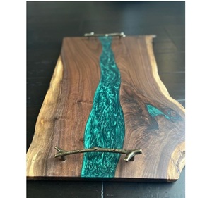 Planche à découper en résine de bois de haute qualité personnalisée de luxe pour hôtel/maison cuisine utiliser pour Pizza fromage et blocs à découper - Product Image 4