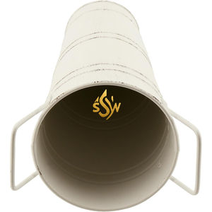 Pot de fleurs en métal galvanisé, fabriqué à la main, en relief, nouveau design, vintage et de luxe, pour la décoration de la maison et du jardin. - Product Image 6