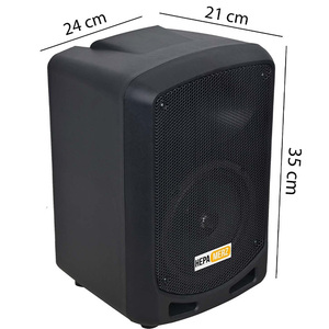 Système audio portable rechargeable Hepa Merz HS-300 avec microphone - Bluetooth, USB, 6,5 pouces, 300W - Product Image 3