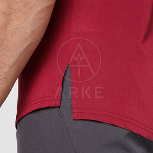 Taille personnalisée T-shirt de gym pour hommes confortable et respirant meilleure vente en gros fabriqué au Pakistan - Product Image 5