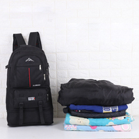 Tas Ransel Travel Polyester Anti Air Kapasitas Besar Custom, Dapat Diperluas, Cocok untuk Dibawa Naik Pesawat, Tas Duffel Outdoor untuk Pendakian Gunung, Grosir OEM