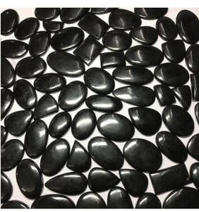 Cabujón de turmalina negra Piedras preciosas sueltas Óvalos azules Piedras de cristal Natural de alta calidad - Product Image 4