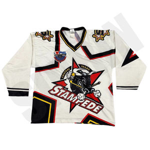 Camisetas de malla de poliéster impresas personalizadas de primera calidad para hockey sobre patines en línea y callejero: uniformes y calzado profesionales para jugadores - Product Image 1