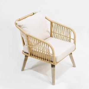 Chaise inclinable pivotante en aluminium pour l'extérieur avec coussins, élégante et élégante - Product Image 2