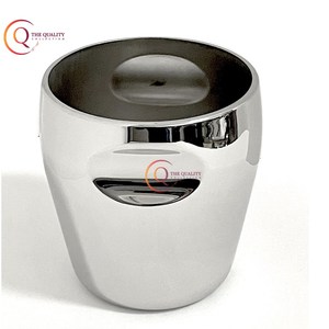 Artículos de mesa de Metal de la mejor calidad, cubo de hielo de vino clásico hecho a mano para fiestas de interior, cubo de hielo plateado mate de acero inoxidable estándar - Product Image 2