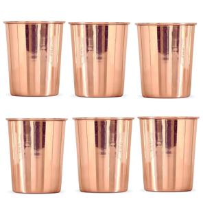 แก้ว100% ทำจากทองแดงบริสุทธิ์ขนาด300มล. ภาชนะแก้วทำมือแก้วทำมือภาชนะทองแดงสำหรับทำมือ - Product Image 5