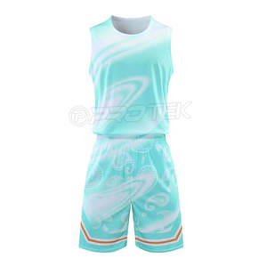 Ensembles d'uniformes de basket-ball personnalisables Taille Plus Option Nom Numéro Logo Imprimer Simple Plain Tie Dye Concevez votre propre uniforme - Product Image 1