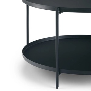 Table basse moderne écologique avec petit cadre en métal et design multifonctionnel pour le salon, meubles de maison - Product Image 4