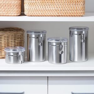 Recipiente Hermético de Acero Inoxidable para Almacenar Café, Té y Alimentos, para Cocina, Hogar, <span class=keywords><strong>Hotel</strong></span>, Restaurante - Product Image 6