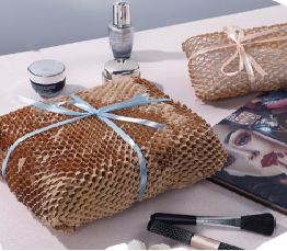 Eco-Friendly Honeycomb <b>Paper</b> Wrap Roll | Kraft <b>Paper</b> Cushioning <b>Packaging</b> for Glassware, Bottles & Fragile Items - Product Image 6