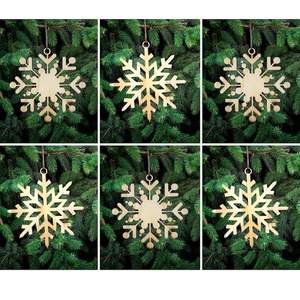 Evergreen Elegance Decoración única de árbol de Navidad de madera Decoraciones navideñas superiores - Product Image 2