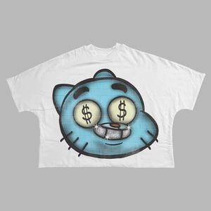 Camisetas de Hombre Personalizadas de Felpa Gruesa, Estilo Casual, Transpirables, Vintage, de Corte Cuadrado, Cuello Redondo, Estampadas - Product Image 1