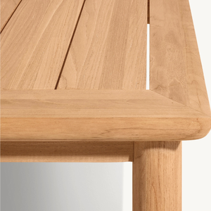 Muebles de mesa rectangulares hechos de madera de buena calidad con un diseño moderno y sencillo, resistentes a la intemperie y a la putrefacción. - Product Image 4