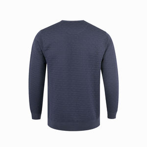 เสื้อสเวตเชิ้ตผู้ชาย คอโอ ผ้าฝ้าย 100% น้ำหนัก 350 กรัม แขนยาว แฟชั่นลำลอง ลายพิมพ์เรียบๆ รับสกรีนโลโก้ ผลิตตามแบบ ODM สำหรับฤดูหนาว - Product Image 2