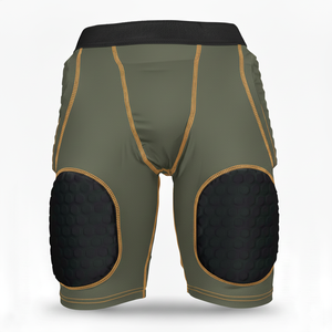 Pantalones Cortos de Compresión Acolchados Gris Oscuro para Fútbol Americano, Ropa Interior de Protección contra Impactos y Colisiones para Hombre Adulto, Venta al por Mayor - Product Image 6