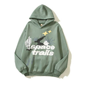 เสื้อฮู้ดพิมพ์ลายพัฟของผู้หญิงคุณภาพสูงสไตล์ลำลองเสื้อถักกันหนาวบริการ OEM - Product Image 1